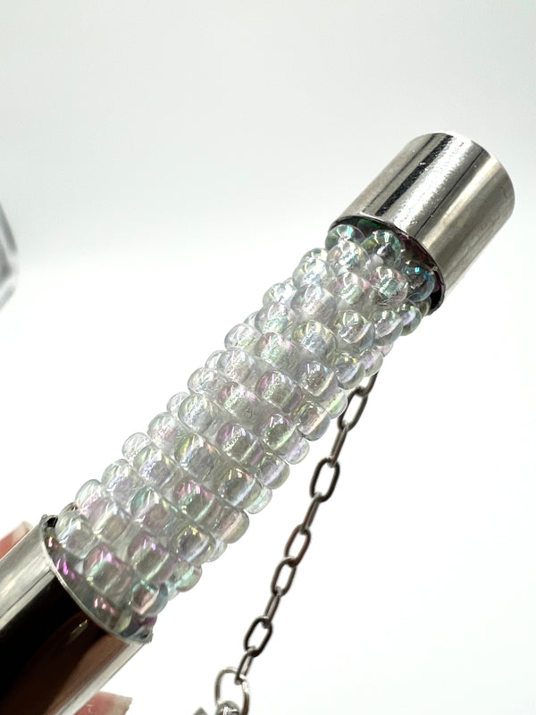 Beaded Bar Bracelet in Bubbles