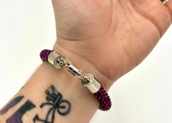 Beaded Bracelet in Ruby